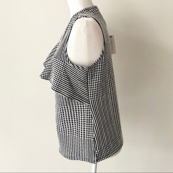 Anthro. Dolan | Callan Ruffled Houndstooth Top NWT - Picture 9 of 16